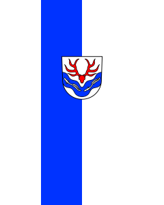 Flag: Hüttlingen |  portrait flag | 3.5m² | 38sqft | 300x120cm | 10x4ft 