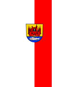 Flag: Jagstzell |  portrait flag | 3.5m² | 38sqft | 300x120cm | 10x4ft 