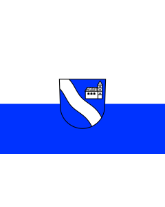 Flag: Leinzell |  landscape flag | 1.35m² | 14.5sqft | 90x150cm | 3x5ft 