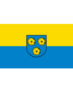 Flag: Oberkochen |  landscape flag | 1.35m² | 14.5sqft | 90x150cm | 3x5ft 