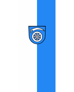 Flag: Ruppertshofen |  portrait flag | 3.5m² | 38sqft | 300x120cm | 10x4ft 