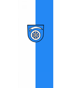 Vertical Hanging Swivel Crossbar Banner Flag: Ruppertshofen |  portrait flag | 3.5m² | 38sqft | 300x120cm | 10x4ft 