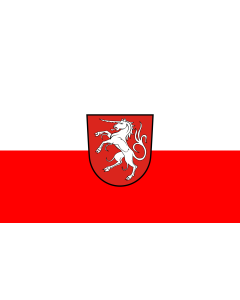Flag: Schwäbisch Gmünd |  landscape flag | 1.35m² | 14.5sqft | 90x150cm | 3x5ft 