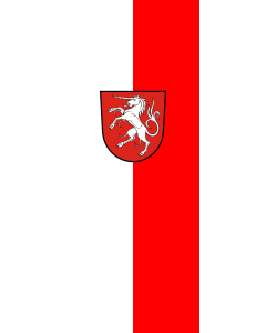Flag: Schwäbisch Gmünd |  portrait flag | 3.5m² | 38sqft | 300x120cm | 10x4ft 