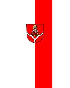 Flag: Täferrot | portrait flag | 3.5m² | 38sqft | 300x120cm | 10x4ft
