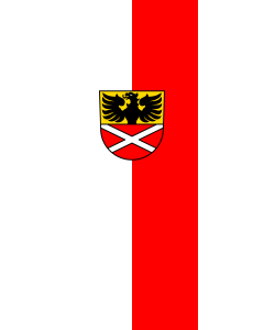 Flag: Riesbürg |  portrait flag | 3.5m² | 38sqft | 300x120cm | 10x4ft 