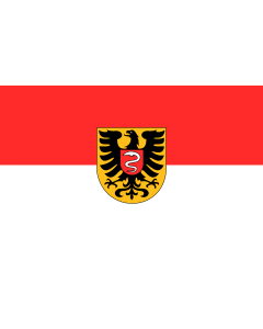 Bandera de  Aalen |  bandera horizontal | 1.35m² | 90x150cm 