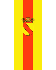 Bandera de Bandera vertical con potencia Baden-Baden | bandera vertical | 3.5m² | 300x120cm