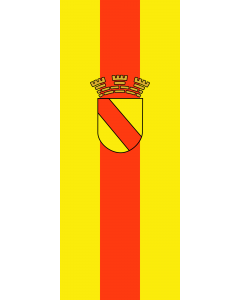 Vertical Hanging Swivel Crossbar Banner Flag: Baden-Baden |  portrait flag | 3.5m² | 38sqft | 300x120cm | 10x4ft 
