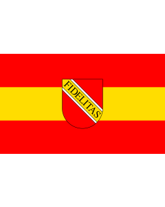 Bandera de  Karlsruhe |  bandera horizontal | 1.35m² | 90x150cm 