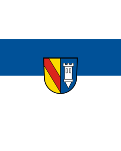 Bandera de  Ettlingen |  bandera horizontal | 1.35m² | 90x150cm 
