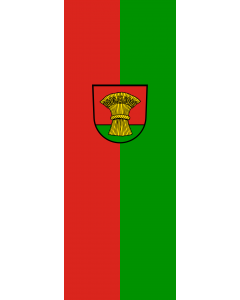 Flag: Gondelsheim |  portrait flag | 6m² | 64sqft | 400x150cm | 13x5ft 