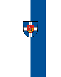 Bandera de Bandera vertical con potencia Hambrücken | bandera vertical | 3.5m² | 300x120cm