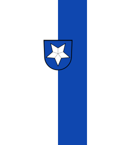 Bandera de Bandera vertical con potencia Kronau | bandera vertical | 3.5m² | 300x120cm