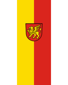 Bandera de Bandera vertical con potencia  Marxzell |  bandera vertical | 3.5m² | 300x120cm 