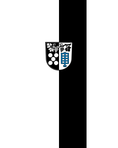 Bandera de  Oberderdingen |  bandera vertical | 6m² | 400x150cm 