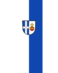 Bandera de Bandera vertical con manga cerrada para potencia Ubstadt-Weiher | bandera vertical | 6m² | 400x150cm