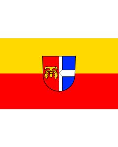 Flag: Walzbachtal |  landscape flag | 1.35m² | 14.5sqft | 90x150cm | 3x5ft 