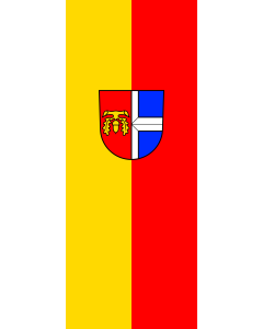 Flag: Walzbachtal | portrait flag | 3.5m² | 38sqft | 300x120cm | 10x4ft
