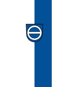 Bandera de Bandera vertical con potencia Zaisenhausen | bandera vertical | 3.5m² | 300x120cm