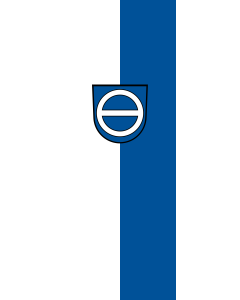 Bandera de Bandera vertical con potencia Zaisenhausen | bandera vertical | 6m² | 400x150cm