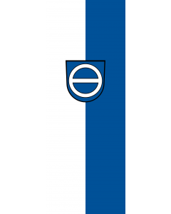 Flag: Zaisenhausen |  portrait flag | 6m² | 64sqft | 400x150cm | 13x5ft 