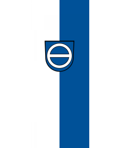 Vertical Hanging Beam Flag: Zaisenhausen |  portrait flag | 3.5m² | 38sqft | 300x120cm | 10x4ft 