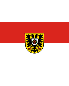 Bandera de  Kraichtal |  bandera horizontal | 1.35m² | 90x150cm 