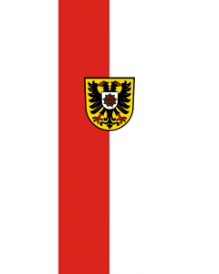 Flag: Kraichtal |  portrait flag | 6m² | 64sqft | 400x150cm | 13x5ft 