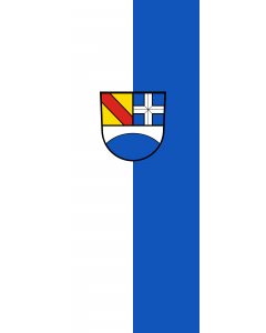 Vertical Hanging Swivel Crossbar Banner Flag: Pfinztal |  portrait flag | 3.5m² | 38sqft | 300x120cm | 10x4ft 