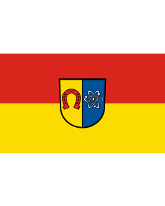 Bandera de Eggenstein-Leopoldshafen | bandera horizontal | 1.35m² | 90x150cm