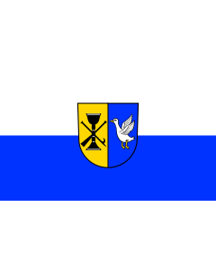 Flag: Karlsdorf-Neuthard |  landscape flag | 1.35m² | 14.5sqft | 90x150cm | 3x5ft 