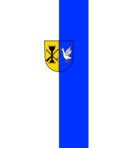 Flag: Karlsdorf-Neuthard | portrait flag | 3.5m² | 38sqft | 300x120cm | 10x4ft