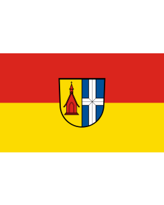 Bandera de  Waghäusel |  bandera horizontal | 1.35m² | 90x150cm 
