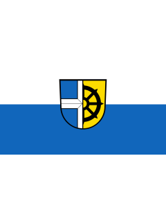 Bandera de Oberhausen-Rheinhausen | bandera horizontal | 1.35m² | 90x150cm