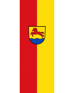 Flag: Stutensee |  portrait flag | 6m² | 64sqft | 400x150cm | 13x5ft 