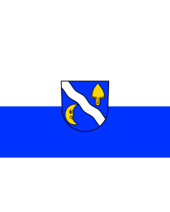 Flag: Waldbronn |  landscape flag | 1.35m² | 14.5sqft | 90x150cm | 3x5ft 