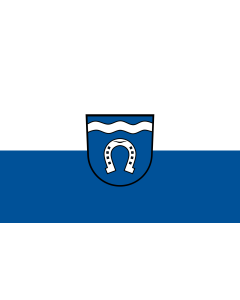 Bandera de  Dettenheim |  bandera horizontal | 1.35m² | 90x150cm 