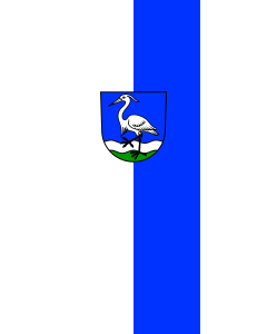 Flag: Au am Rhein | portrait flag | 3.5m² | 38sqft | 300x120cm | 10x4ft