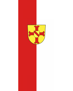Vertical Hanging Beam Flag: Bietigheim |  portrait flag | 3.5m² | 38sqft | 300x120cm | 10x4ft 