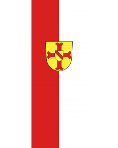 Vertical Hanging Swivel Crossbar Banner Flag: Bietigheim |  portrait flag | 6m² | 64sqft | 400x150cm | 13x5ft 
