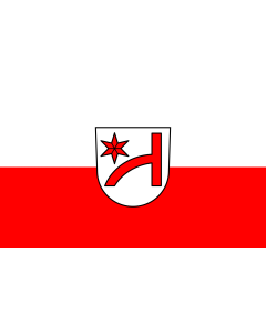 Flag: Bischweier |  landscape flag | 1.35m² | 14.5sqft | 90x150cm | 3x5ft 