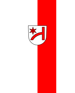 Flag: Bischweier | portrait flag | 3.5m² | 38sqft | 300x120cm | 10x4ft