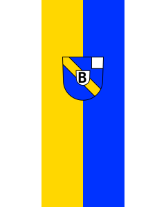 Flag: Bühlertal | portrait flag | 3.5m² | 38sqft | 300x120cm | 10x4ft