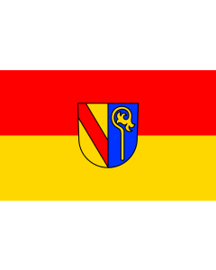 Flag: Durmersheim |  landscape flag | 1.35m² | 14.5sqft | 90x150cm | 3x5ft 