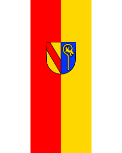 Flag: Durmersheim |  portrait flag | 3.5m² | 38sqft | 300x120cm | 10x4ft 