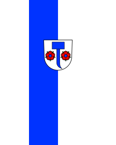 Flag: Muggensturm | portrait flag | 3.5m² | 38sqft | 300x120cm | 10x4ft
