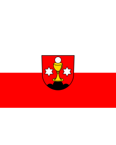 Flag: Ottersweier |  landscape flag | 1.35m² | 14.5sqft | 90x150cm | 3x5ft 