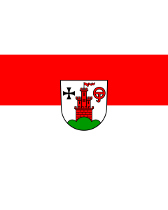 Flag: Sinzheim |  landscape flag | 1.35m² | 14.5sqft | 90x150cm | 3x5ft 
