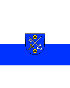 Flag: Rheinmünster |  landscape flag | 1.35m² | 14.5sqft | 90x150cm | 3x5ft 